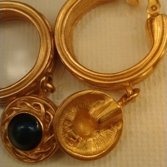 Woman's LCI earrings antique - Picture 3 of 5